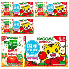 KAGOME 可果美 巧虎綜合蔬菜蘋果汁100ml*3, 300ml, 4組