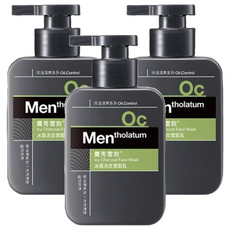 MENTHOLATUM 曼秀雷敦 極淨抗痘控油潔面乳，深入毛孔預防痘痘，去除多餘油脂，維持肌膚油水平衡, 150ml, 3瓶