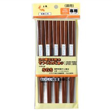 上龍 佳味雪杉 天然木 適用於洗碗機, 筷子10雙, TL-1219, 1組