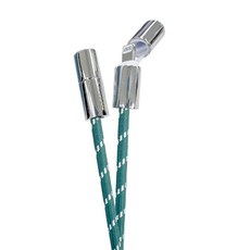 REAICE 台陞科技 2WAY Type-C-Lightning 手機掛繩充電線, 1.5m, 珠光綠, 1條