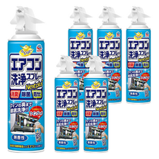 興家安速 免水洗冷氣清潔劑，消臭除菌防霉，無香性, 420ml, 6瓶