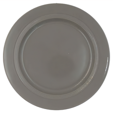 WORTH IT 渥思 歐式簡約純色陶瓷盤 10吋, 灰色, 1個