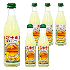 木村飲料 富士山柚子風味汽水, 富士川町產柚子果汁3%, 240ml, 6瓶