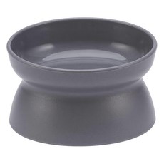 Phoenix 菲尼斯 寵物樂高碗 13.7 x 10.2 x 8.3cm 雙面可用, 摩登灰, 1個