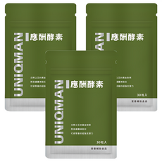 UNIQMAN 優仕曼 應酬酵素 膠囊, 30顆, 3包