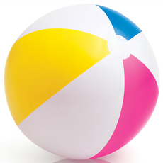 HM 빅사이즈 4색 비치볼, 60cm, 1개