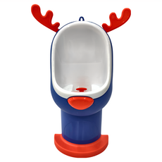 麋鹿兒童小便斗 8826 藍色,環保PP