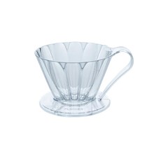 CAFEC 花瓣扇形濾杯, 透明色 3~5杯份, 1個