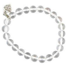 寶石級 白水晶手鍊, 15.5cm