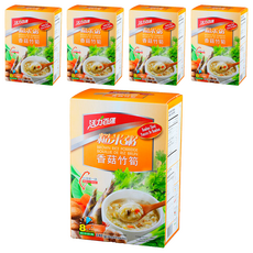 活力百匯 香菇竹筍糙米粥, 240g (40g x 6包) , 台灣第一味, 5盒