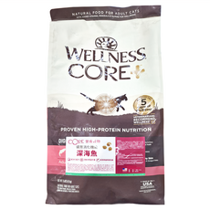 Wellness CORE 營養穀物 腸胃消化機能 室內貓乾飼料, 深海魚, 11lb, 1袋
