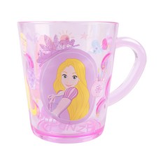 Rapunzel 樂佩 透明手把杯子 AS水晶杯 牛奶杯 漱口杯 260ml, 長髮公主, 1個