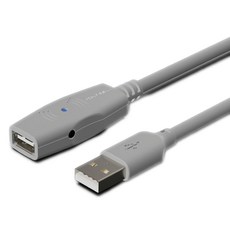 POLYWELL 寶利威爾 USB2.0 Type-A公對A母 主動式增益延長線 PW15-W45-M210, 10m, 1條