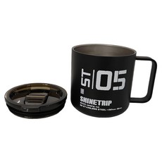 ShineTrip 山趣 ST-05系列 戰術露營杯 11.7 x 9.3cm, 逐暮黑, 1個