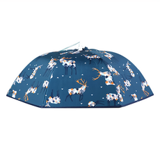 可收合大容量食物衛生保溫菜罩, 外防水內保溫, 防灰塵擋蚊蟲, 易收納省空間, 直徑70cm, 1個