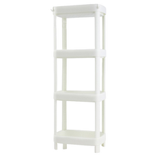 浴室落地置物架 四層長方收納架 落地儲物架, 06 長方四層, 1個, 36 x 22 x 98cm