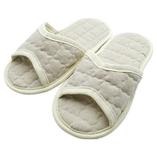 Oceantowel 簡約可水洗室內拖鞋 米白色, 1雙