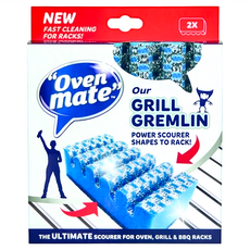 oven mate烤架烤網海綿刷，2個裝, OM10109-R12, 1組