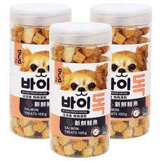 by DOG 汪洽普 狗狗凍乾零食 - 新鮮鮭魚 100g，視力保健。 骨骼保健。, 3罐