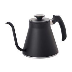 HARIO 好璃奧 菲特霧黑細口壺 263 x 144 x 150mm 600g, VKF-120-MB, 800ml, 1個