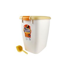 IRIS OHYAMA 愛麗思歐雅瑪 飼料儲存筒 MFS10, 黃蓋, 1入