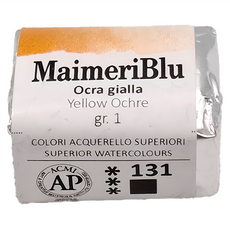 MaIMeRI 美利 塊狀水彩 S1 131 土黄色YELLOW OCHRE, 1.5ml, 1色