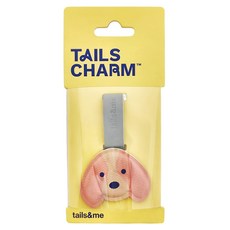 尾巴與我 專屬配件 米格魯 附皮掛帶, F(4.85 x 3.7cm), 桃粉色, 1個