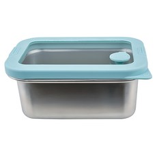 MiyAco 米雅可 輕&漾 316不锈鋼玻璃蓋保鮮盒, 1個