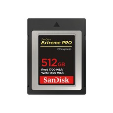 SanDisk Extreme PRO CFexpress Type B 記憶卡 512GB 高速專業攝影, 1個