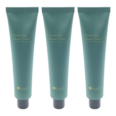 O'right 歐萊德 綠茶護手霜 40mL, 有機認證茶葉萃取, 天然葵花籽油, 天然保濕精華, 3條