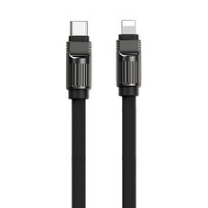 AIDOGA 艾迪伽 子彈系列 PD Type-C to Lightning 快充線 36W大功率, 1.2m, 岩黑色, 1條