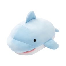 萌布朗 涼感系 咬咬手午安枕, 45 x 38 x 24cm, 海豚