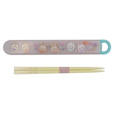 Skater Ufufi 米奇 塑膠筷子 附收納盒 19.5 x 2.7 x 1.5cm, 筷子 ＋ 納盒, 1組