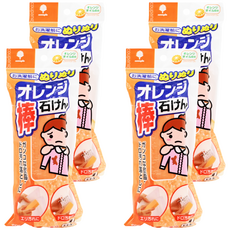 novopin BENLY YOU 橙味 強力清潔洗衣皂棒, 110g, 4個