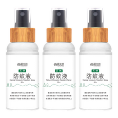 HUKUROU 福來朗 天然草本防蚊液 80ml, 嬰兒和六個月以上幼童皆可用, 3瓶