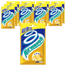 Airwaves 超涼無糖口香糖 超值包 蜂蜜檸檬口味 10包, 62g