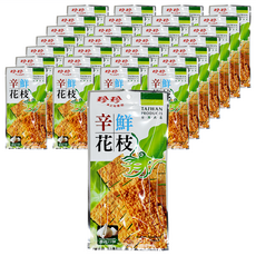 珍珍 辛鮮花枝 香蒜 台灣產品, 28g, 100包