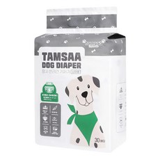Tamsaa 寵物紙尿褲 公狗專用 22-37cm腰圍, S, 30片, 1包