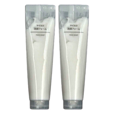 MUJI 無印良品 台灣公司貨 溫和洗面乳, 100g, 2條