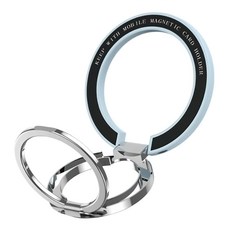 HONG JIN 宏晉 金屬磁吸雙環支架, 天空藍, 1個