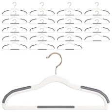 選物優品 收納整理師 旋轉防滑衣架 20個 靜謐灰 耐用 節省空間