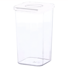 NEOFLAM SMART SEAL儲物罐AS 方形 307g, 白蓋, 1個