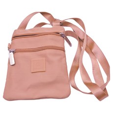 Sayaka 紗彌佳 百搭輕量設計防潑水斜背包, 20 x 14 x 1cm, 粉色