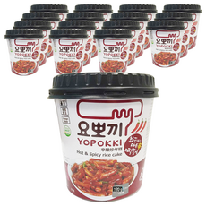 YOPOKKI 辣炒年糕杯，香辣夠味, 120g, 16個