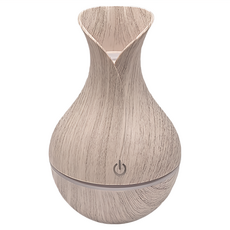 花瓶木紋香氛機, 10X10X15CM, ABS材質, 白木色