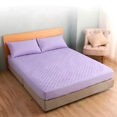 防水床包保潔墊, 紫色