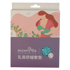 momMe 冷溫兩用 舒適哺乳, 乳房舒緩敷墊2個, 1盒