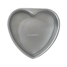 TRIARROW 三箭牌 6吋心形活動蛋糕模 型號3606, 6吋(外徑15.5 x 14.7 x 5.5cm), 1組