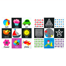 LakaRose 嬰兒報紙 觸覺啟智玩具, 球球 + 幾何, 1個