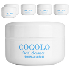 COCOLO 童顏肌淨潔顏霜, 33%胺基酸溫和潔淨, 毛孔深度清潔, 10g, 6罐
